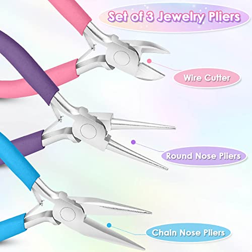Jewelry Pliers Set for Making, Repair and Crafts