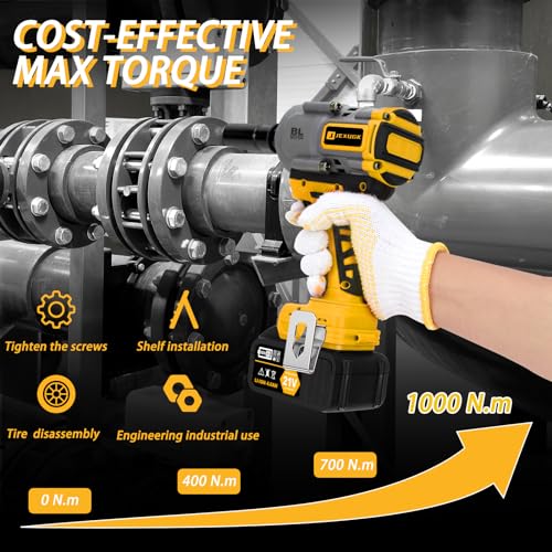 21V Cordless Impact Wrench with High Torque Power