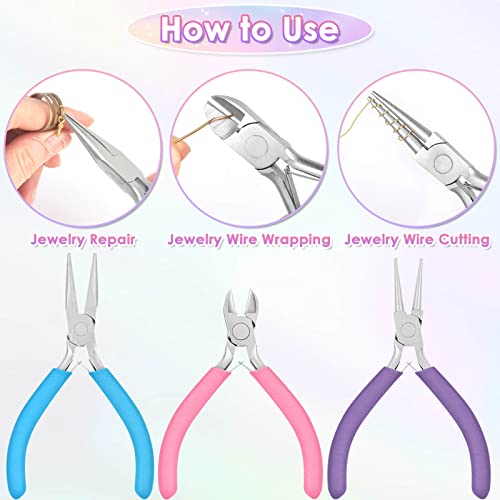 Jewelry Pliers Set for Making, Repair and Crafts