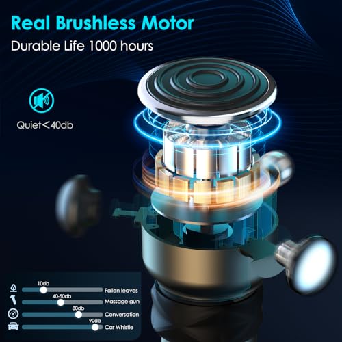 TILAT Rapid Release Therapy Massager, Deep Tissue Vibrating Muscle Massager - Handheld Cordless Massager for Small Muscle Areas Pain Relief and Fascial Binding - Trigger Point Therapy Massage