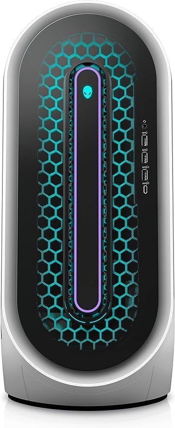 NEWDell Alien.Ware Aurora R15 Gaming Desktop 13th Gen_Intel i9 13900KF 24-Core 64GB RAM GeForce RTX 4090 Wi-Fi 6 Win11 1350W PSU Liquid Cooling 【Clear Side Panel 】 (White Clear Side Panel, 4TB SSD)