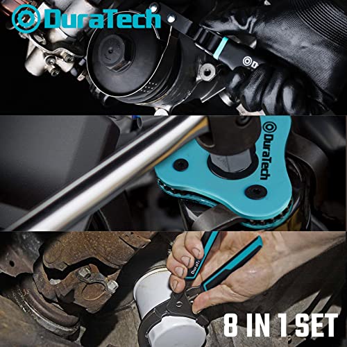 DURATECH 8-Piece Oil Filter Tool Set with Case