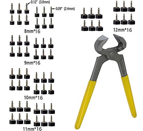 Xiboya 6" Heel Caps Removal Plier with 30 Replacement Tips