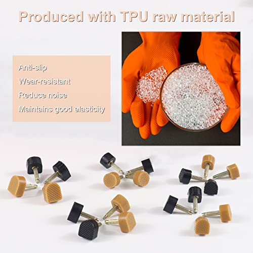 High Heel Replacement Tips, Round and Square Caps