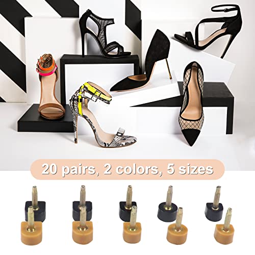 High Heel Replacement Tips, Round and Square Caps