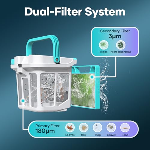 AIPER Scuba S1 Pro Cordless Robotic Pool Cleaner, Automatic Pool Vacuum with Horizontal Waterline Cleaning, Smart Navigation, 180-Minute Battery Life, Ideal for In-Ground Pools up to 2,150 Sq.ft