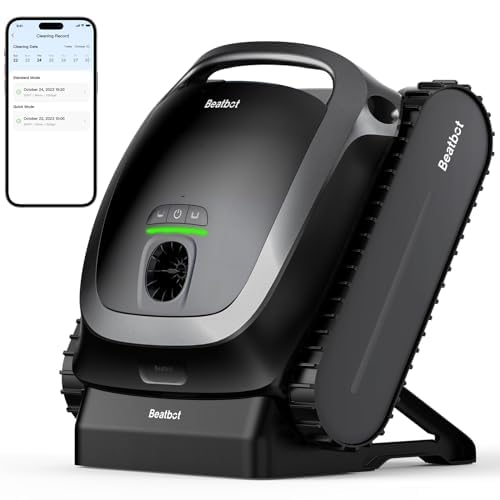 Beatbot Cordless Robotic Pool Vacuum Cleaner - Cleans Floor, Walls, and Waterline, Smart Return - Ideal for Above & In-Ground Pools up to 2,260 sq.ft.