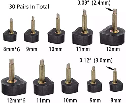 Xiboya 6" Heel Caps Removal Plier with 30 Replacement Tips