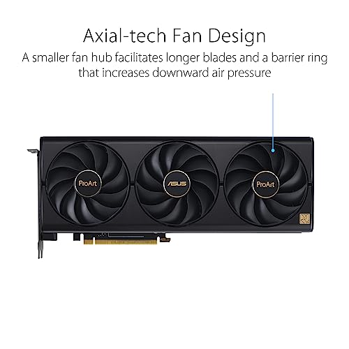 ASUS ProArt GeForce RTX™ 4080 Super OC Edition Graphics Card (PCIe 4.0, 16GB GDDR6X, DLSS 3, HDMI 2.1a, DisplayPort 1.4a)
