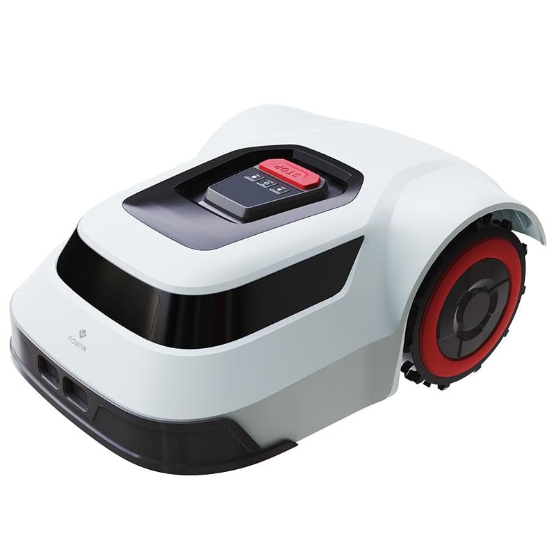 MowMr Robotic Lawn Mower for Precise Boundary Wire Break Detection, Automatic Lawnmower with Smart Navigation,and APP-Controlled Systematic Mowing, Covering up to 0.25 Acres with 45% Slope Support