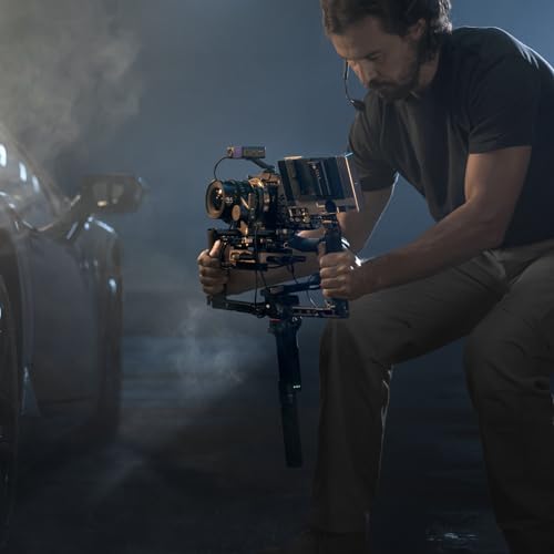 DJI RS 4 Pro Combo, 3-Axis Gimbal Stabilizer for DSLR & Cinema Cameras Canon/Sony/Panasonic/Nikon/Fujifilm, Native Vertical Shooting, 4.5kg/10lbs Payload, with Image Transmitter & Focus Pro Motor