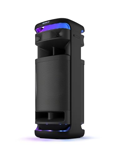 Sony ULT Tower 10 Bluetooth Karaoke Party Speaker with Powerful Bass, 360° Sound and Party Lights, Included Wireless Microphone – New