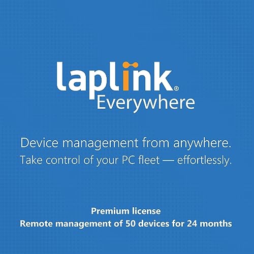 Laplink Everywhere - Premium license - Remote management of 50 devices for 24 Months [PC Online Code]