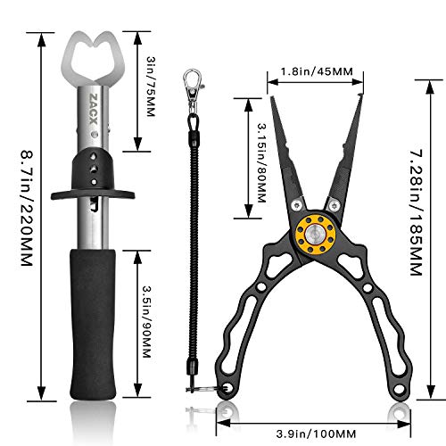 ZACX Fish Lip Gripper Pliers - Upgraded Multi-Function