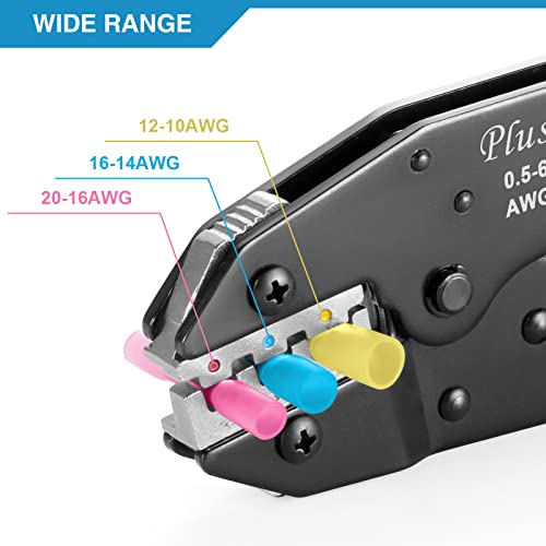 Plustool Ratcheting Crimping Tool for Heat Shrink Connectors