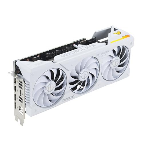 ASUS TUF Gaming NVIDIA GeForce RTX™ 4070 Ti Super White OC Edition Gaming Graphics Card (PCIe 4.0, 16GB GDDR6X, HDMI 2.1a, DisplayPort 1.4a)