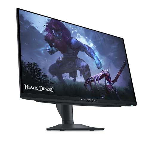 Alienware AW2725DF OLED Gaming Monitor - 26.7-inch Quantom-Dot WQHD (2560x1440) 360Hz 0.03Ms Display, AMD FreeSync Premium Pro, HDMI/DP/USB 3.2 Gen1, Height/Tilt/Swivel/Pivot Adjustability - Black