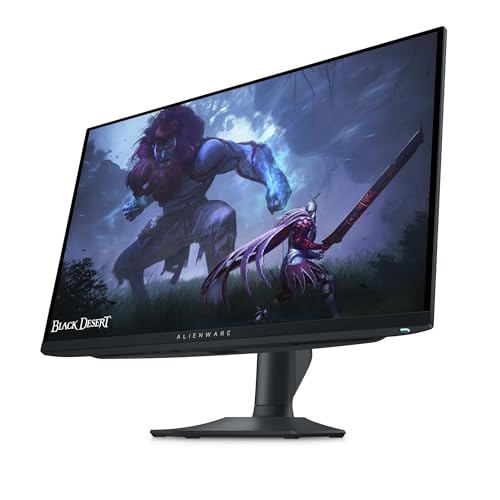 Alienware AW2725DF OLED Gaming Monitor - 26.7-inch Quantom-Dot WQHD (2560x1440) 360Hz 0.03Ms Display, AMD FreeSync Premium Pro, HDMI/DP/USB 3.2 Gen1, Height/Tilt/Swivel/Pivot Adjustability - Black