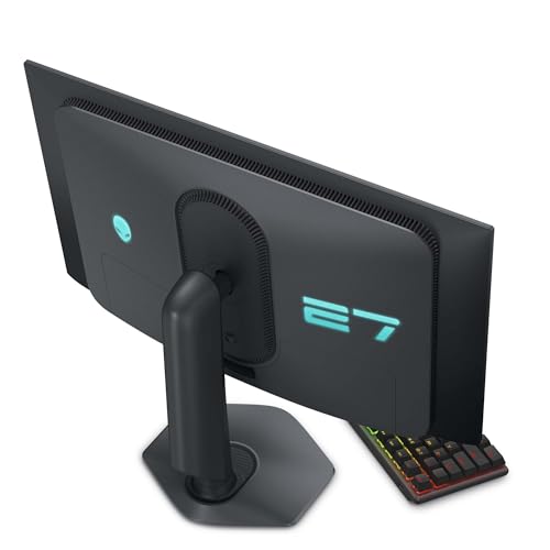 Alienware AW2725DF OLED Gaming Monitor - 26.7-inch Quantom-Dot WQHD (2560x1440) 360Hz 0.03Ms Display, AMD FreeSync Premium Pro, HDMI/DP/USB 3.2 Gen1, Height/Tilt/Swivel/Pivot Adjustability - Black