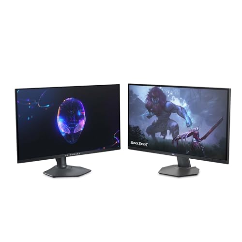 Alienware AW2725DF OLED Gaming Monitor - 26.7-inch Quantom-Dot WQHD (2560x1440) 360Hz 0.03Ms Display, AMD FreeSync Premium Pro, HDMI/DP/USB 3.2 Gen1, Height/Tilt/Swivel/Pivot Adjustability - Black