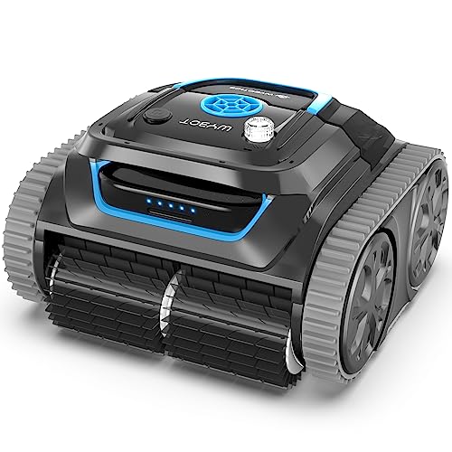 WYBOT S1 Premium Wall Climbing Cordless Pool Vacuum, Robotic Pool Cleaner Pool Robot with Smart Mapping, Powerful Suction, APP Mode, 180mins Runtime, Fast Charing Fit for Inground Pools