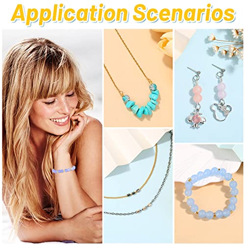 Thrilez Crimping Beads Set - 2200 Pieces, 3 Sizes