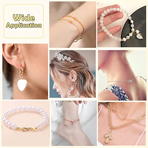 Acejoz 1200 Pcs Jewelry Making Crimp Beads Kit