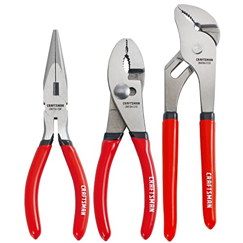 CRAFTSMAN Pliers Set: 3-Piece Set with various sizes