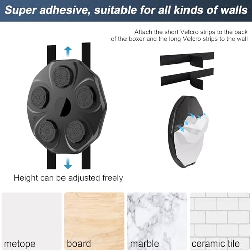 Himove Music Boxing Machine with Boxing Gloves,Smart Bluetooth Boxing Machine Wall Mounted,Music Boxing Machine for Adults and Kids,Home Workout Boxing Target Machine