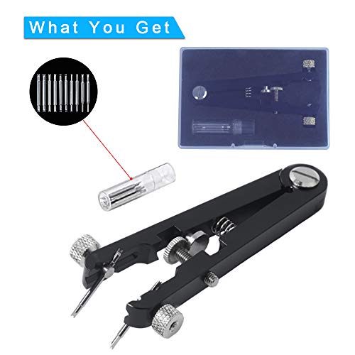 TEXNEWS Spring Bar Plier Tool Set with 10 Tips