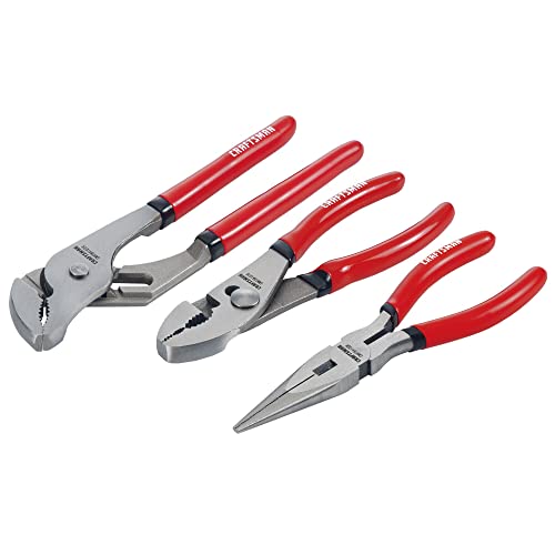 CRAFTSMAN Pliers Set: 3-Piece Set with various sizes
