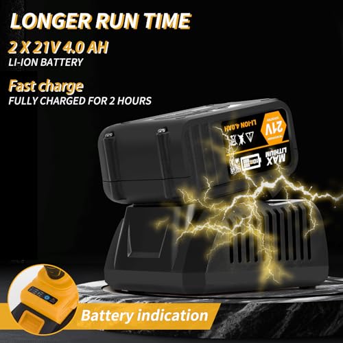 21V Cordless Impact Wrench with High Torque Power