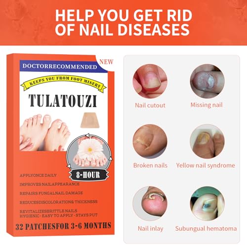 Toenail Fungus Treatment Extra Strength,Toe Nail Fungus Treatments 32 Pcs,Nighttime Renewal Fungus Nail Treatment Patch,One Patch Every Night for Effective Symptom Relief,Visible Results At A Glance