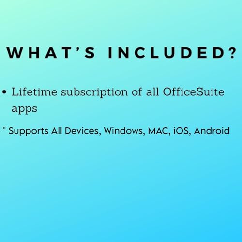 OfficeSuite365+ 6 USERS LIFETIME - For all Devices (Windows, MAC, iOS, Android) (Offline + Online Combo) (LIFETIME Retail License)