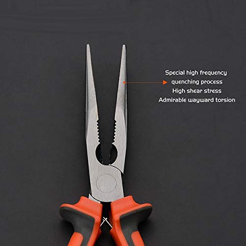 Pro-Grip 6" Needle Nose Pliers - Hard Carbon Steel