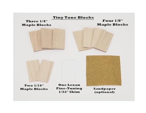 Tiny Tone Blocks - Floyd Rose Blocking Kit - Floyd Rose Tremolo or Strat Trem Blocker - How To Block a Bridge - Fix Tuning Problems - Tremolo Bridge Blocker - Floyd Rose Blocker - Trem Blocker