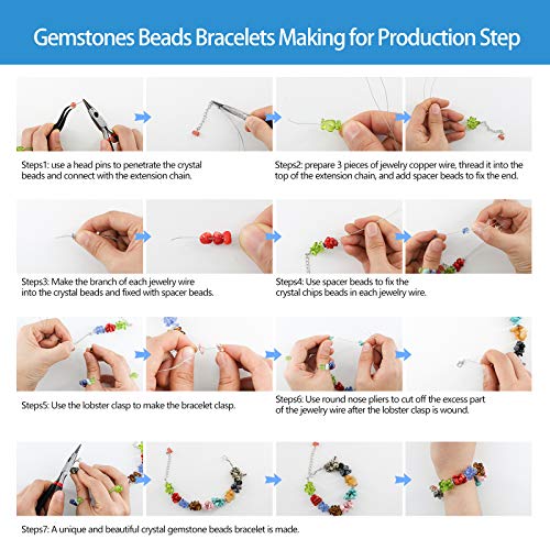 1330Pcs Jewelry Making Kit: Crystal Beads, Pliers, Accessories