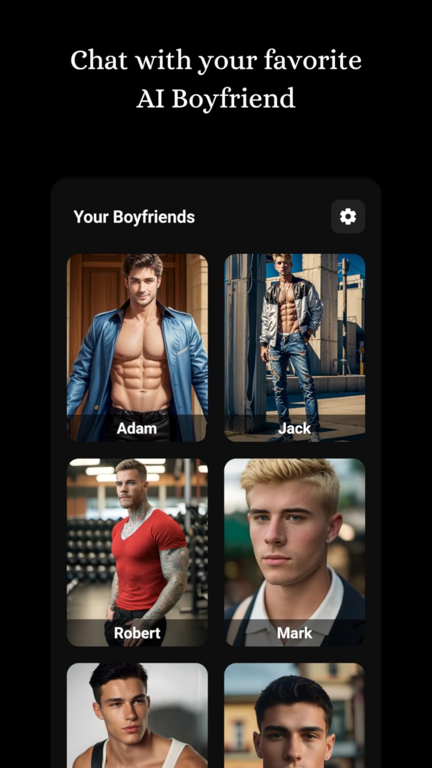 Adam: Virtual AI Boyfriend - Romantic Chat, Virtual Lover & Relationship Simulator