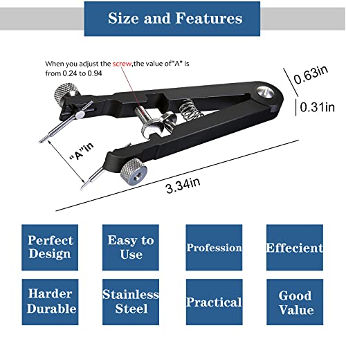 Watch Spring Bar Pliers Tweezer Tool for Bands