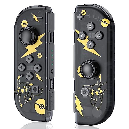 PKMACE Compatible with Nintendo Switch Controller, Replacement Switch Controllers with Dual Vibration/Wake-up/Screenshot