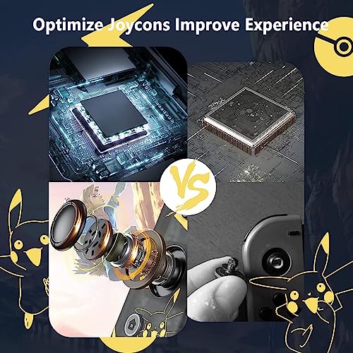 PKMACE Compatible with Nintendo Switch Controller, Replacement Switch Controllers with Dual Vibration/Wake-up/Screenshot