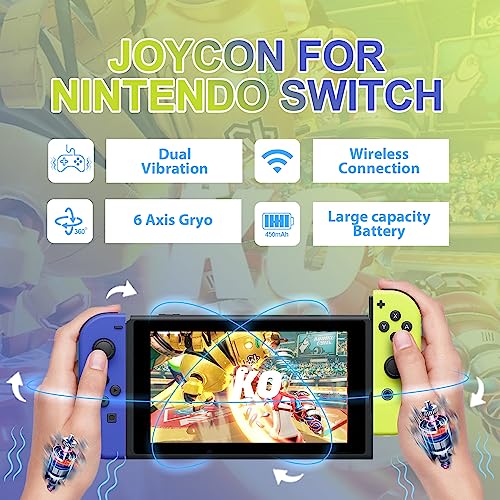 Wireless Controller for Switch,Wireless Gamepad Switch Controller Support Motion Control/Dual Vibration（BYB）