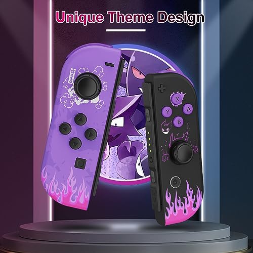 Moonag Compatible with Nintendo Switch Controller, Replacement Wireless Controllers with Dual Vibration, Wake-up