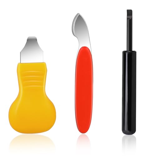 Mozeat Lens 3 PCS Watch Back Removal Tool Pry Watch Back Case Opener Watch Battery Replacement Repair Tool Kit