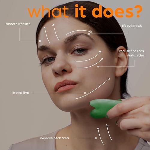 Artnaturals Face & Body Vitamin E Bio Oil 4.0oz + Gua Sha Facial Tools Set - Organic Moisturizer Skincare for Scars, Stretch Mark, Cellulite & Nails - Great Massage oil for Massaging Joint & Muscles