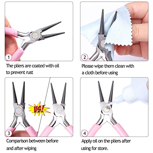Set of 3 SONGIN Jewelry Pliers for Crafting