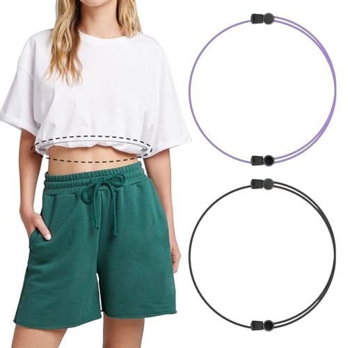 Tuck Band Adjustable Crop Band, Tuck Band Tool for Sweater,Elastic Band for Shirt,Transform The Way You Style Your Tops