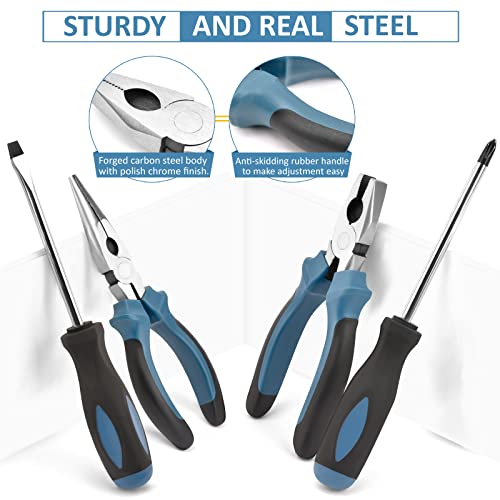 Sundpey 148-Pc Home Tool Kit with Case