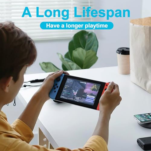 Cuzieey Battery Replacement for Nintendo Switch - Upgrade HAC 003 Battery Pack Compatible for Nintendo Switch 2017 Game Console HAC 001-4310mAh Battery for Switch OLED with Installation Tools Kit