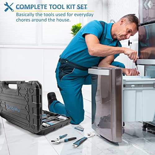 Sundpey 148-Pc Home Tool Kit with Case